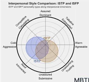 ISTP 和 ISFP 的區別體現:人際關系、友誼和伙伴關系